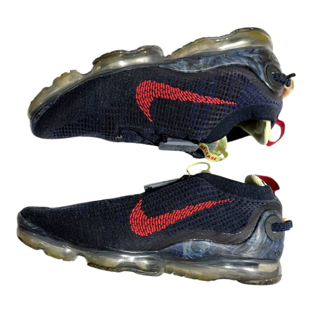Nike Air VaporMax 2020 Flyknit Obsidian/Siren Red Mens Shoes Size 12.5